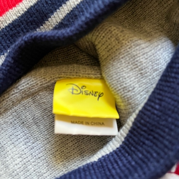Disney Striped Knit Hat with Red and Navy - Picture 2 of 2